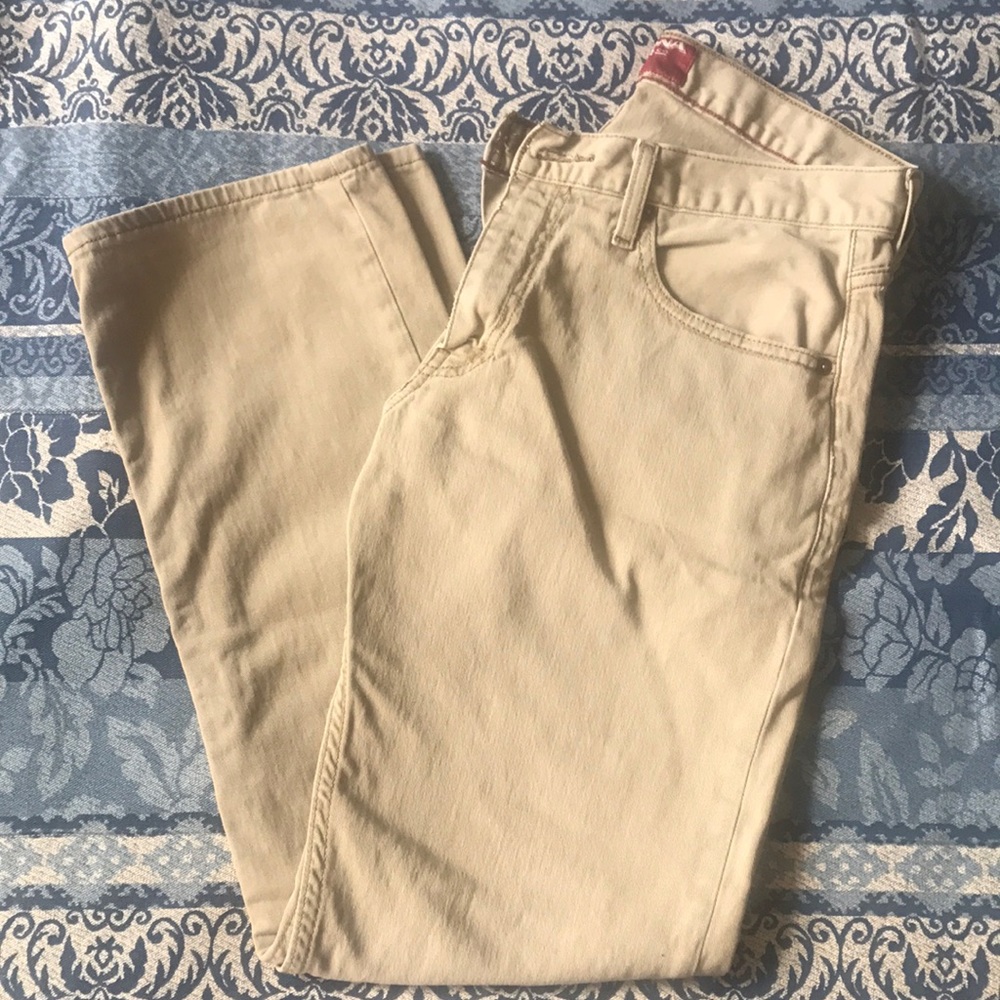 Arizona Khaki Slim Straight Fit 32X30
